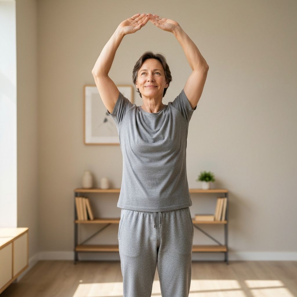 Person demonstrating mobility exercise